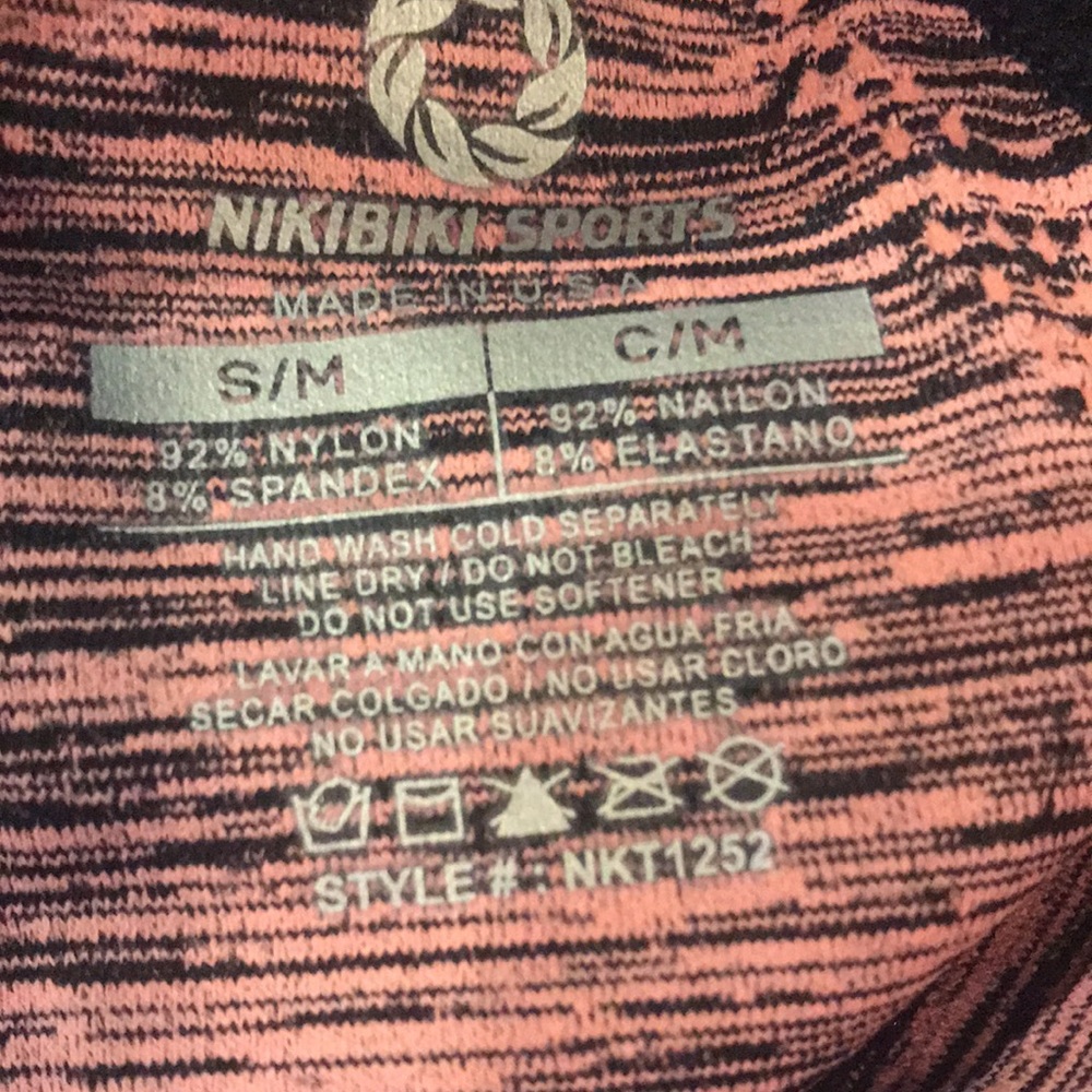 Nikibiki racer back strawberry ice sports bra. - Picture 7 of 7